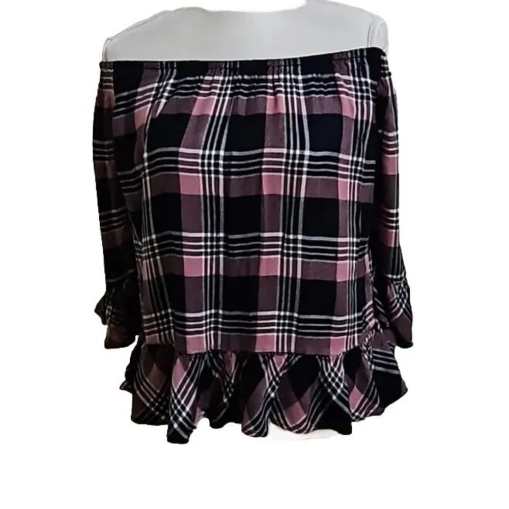 Beachlunchlounge off shoulder top 3/4 Sleeves xs